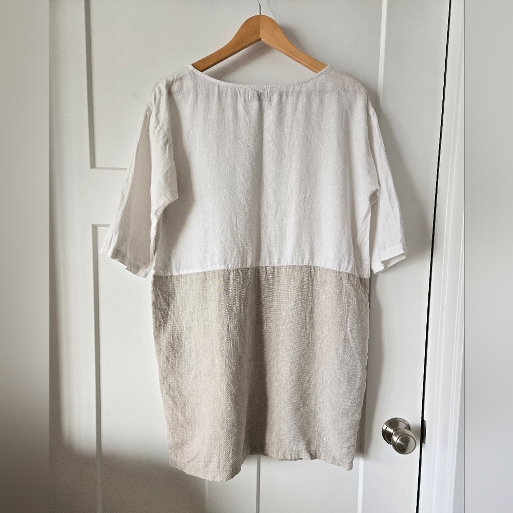 Magic Linen Shift Dress - Picture 2 of 5